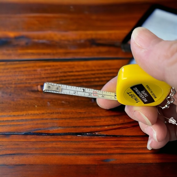 New actual working measuring tape earrings - Picture 2 of 2